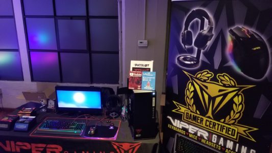 Patriot NMemory's Viper brand repped loud and proud at GetGeeked SF