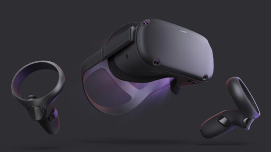 Oculus Quest from the front (photo credit: Oculus)