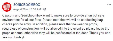 SONICBOOMBOX PAX West 2018 post