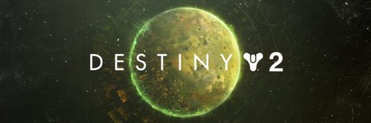 Destiny 2 logo on black background