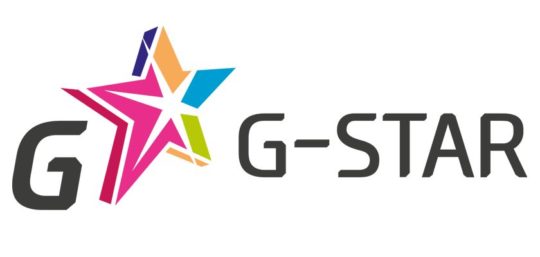 G-STAR logo and spelling on white background