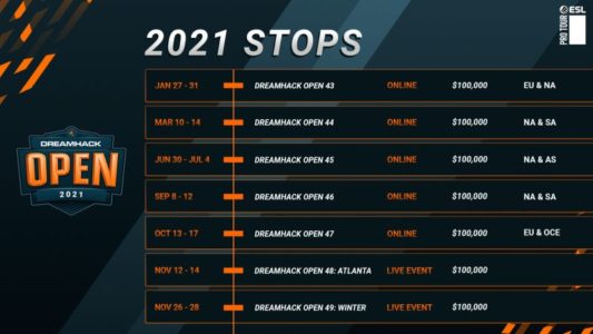 "DreamHack Open 2021" calendar