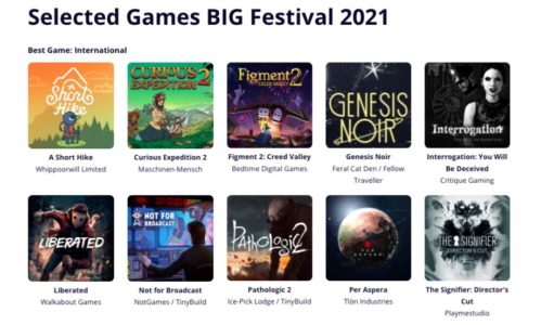 Selection of Brazilian games to be shown at BIG Festival 2021