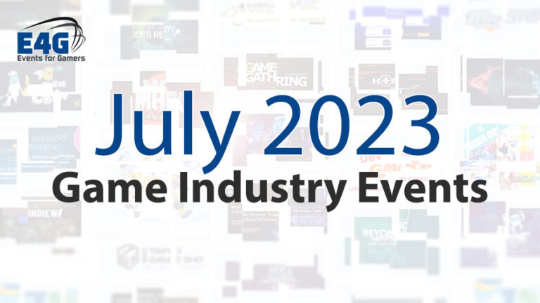 July 2023 Game Industry Events Calendar