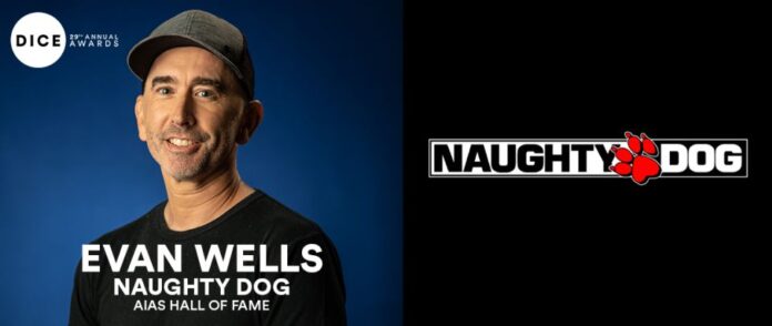 Evan Wells, Naughty Dog, image related to D.I.C.E Summit 2026 hall of fame induction