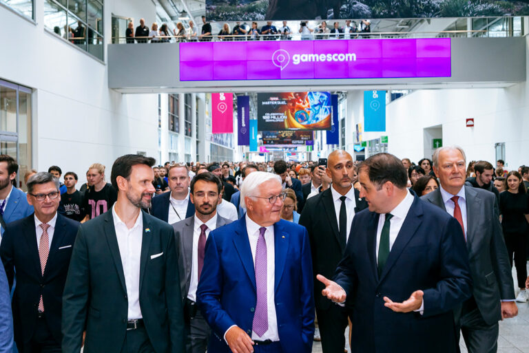 Federal President Frank-Walter Steinmeier opens gamescom congress 2026 and visits gamescom